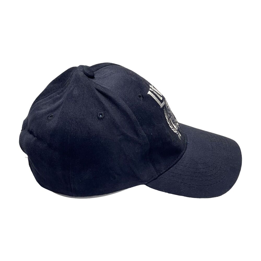 Miller Lite Navy Embroidered A Fine Pilsner Beer Classic Adjustable Snapback Hat - Picture 3 of 7